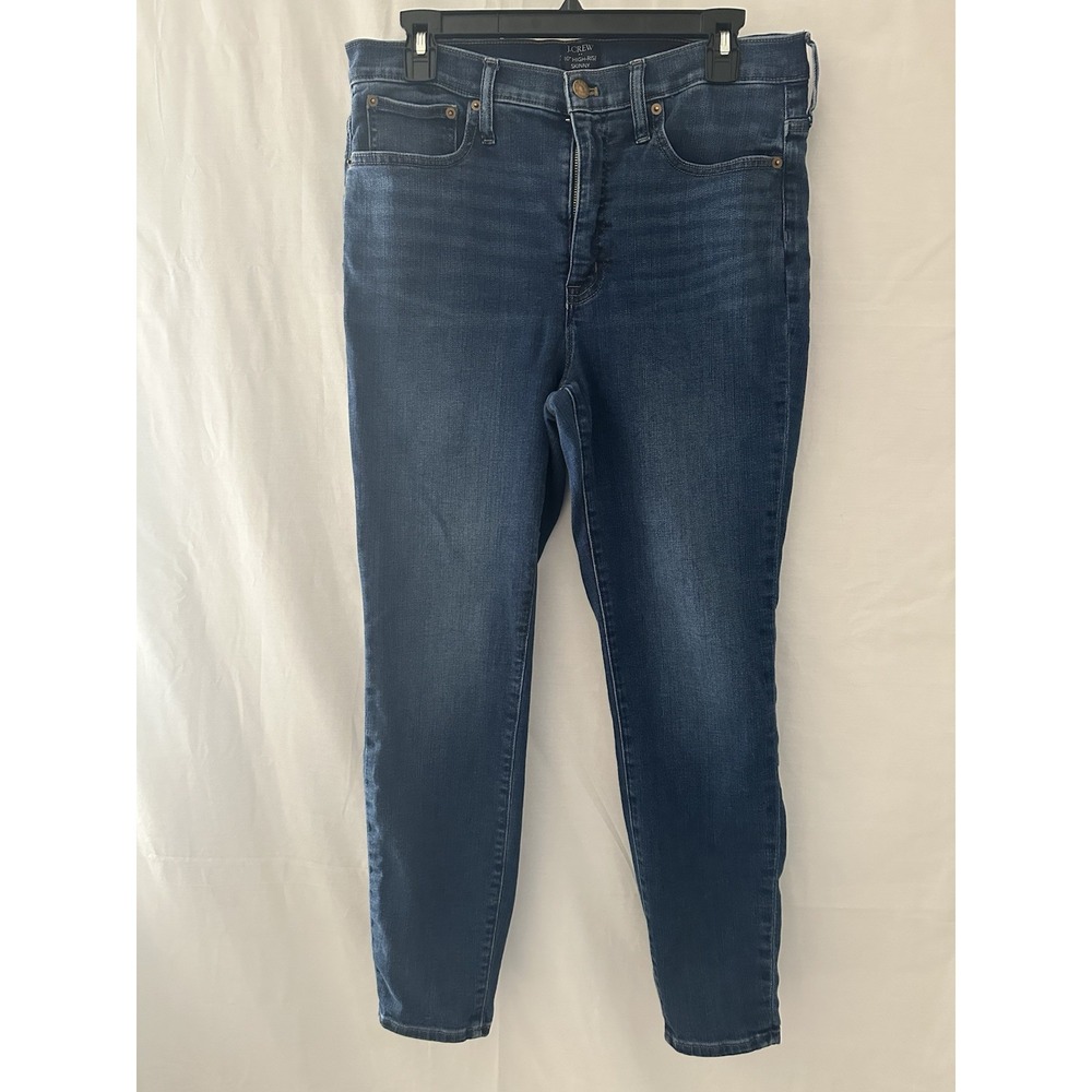 J.Crew Women's  10" High Rise Stretch Skinny Jeans SIZE 30